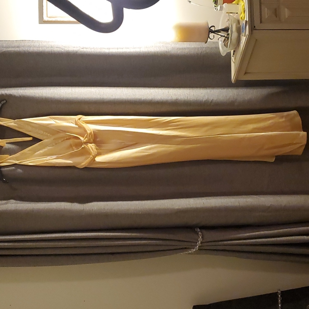 ABS Essentials yellow formal dress - Picture 6 of 12